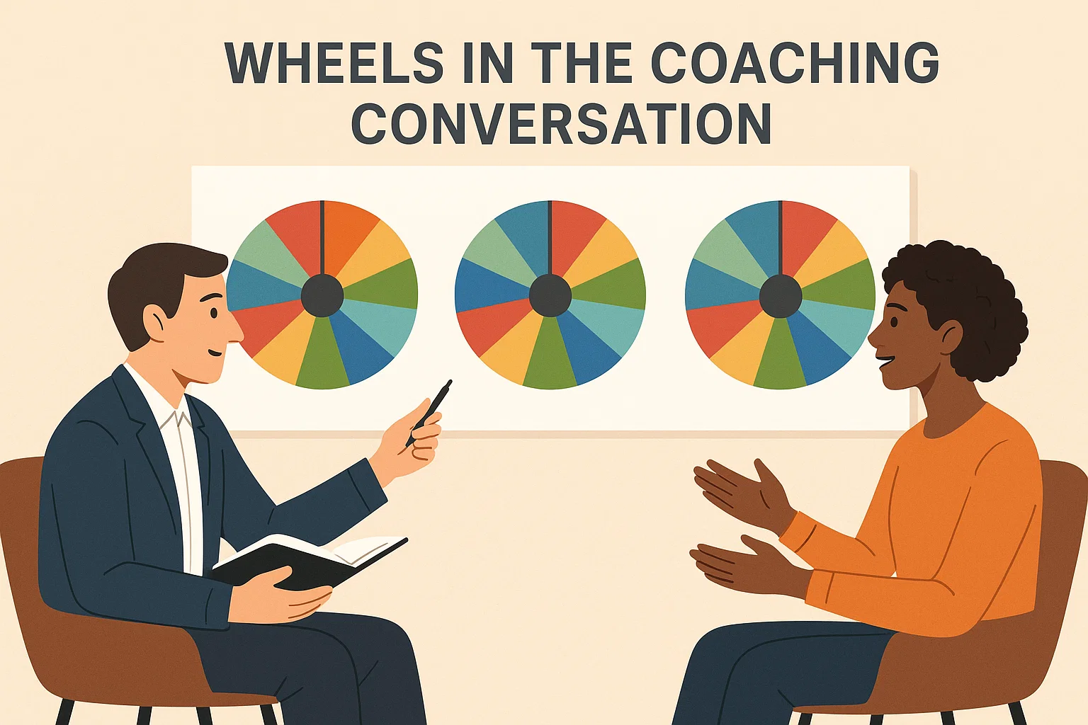 Wheels in the Coaching Conversation Image